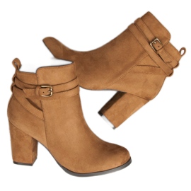 Corina Elegant high-heeled boots brown 2
