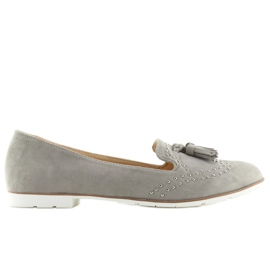 Gray Loafers for women 22-05 Gray grey 2 Gray Loafers for women 22-05 Gray grey 2