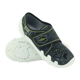 Befado children's shoes slippers sneakers 273y241 black grey green 3