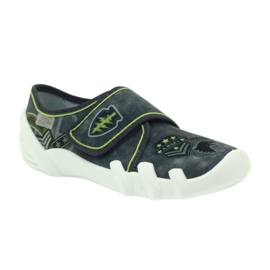 Befado children's shoes slippers sneakers 273y241 black grey green 1