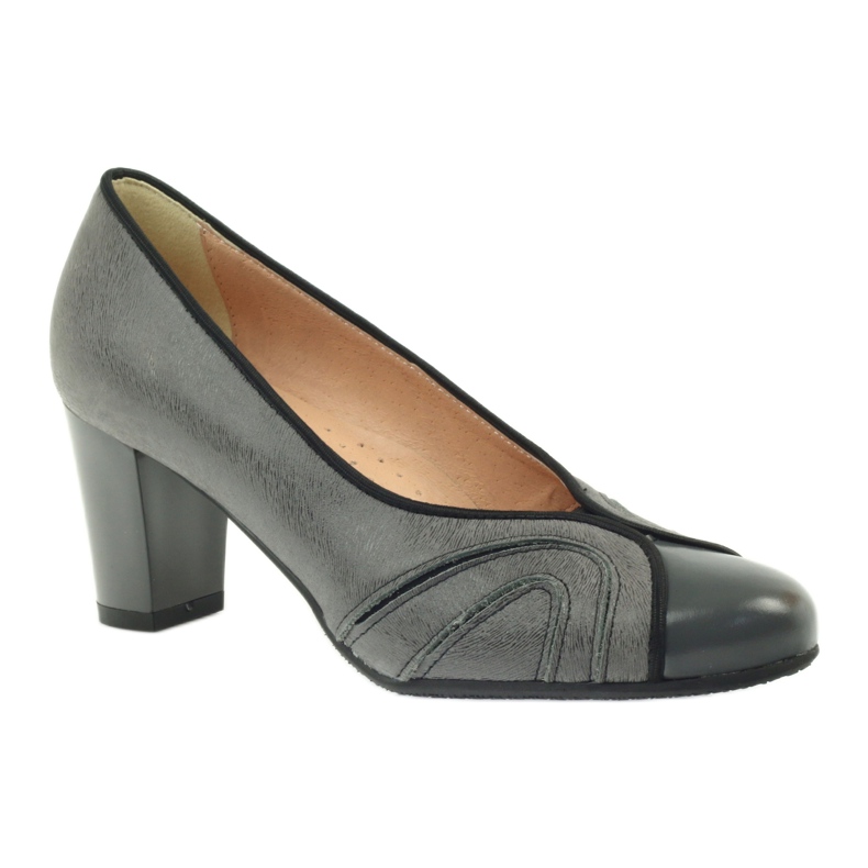 Gray Espinto pumps on the post grey 1