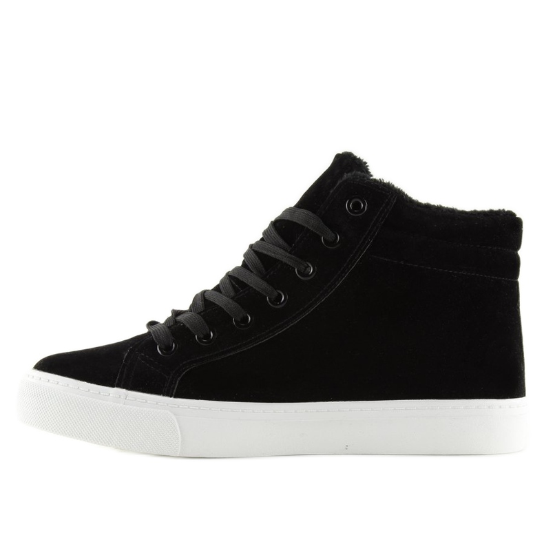 Black warm ankle sneakers W-3072 Black 2 Black warm ankle sneakers W-3072 Black 2