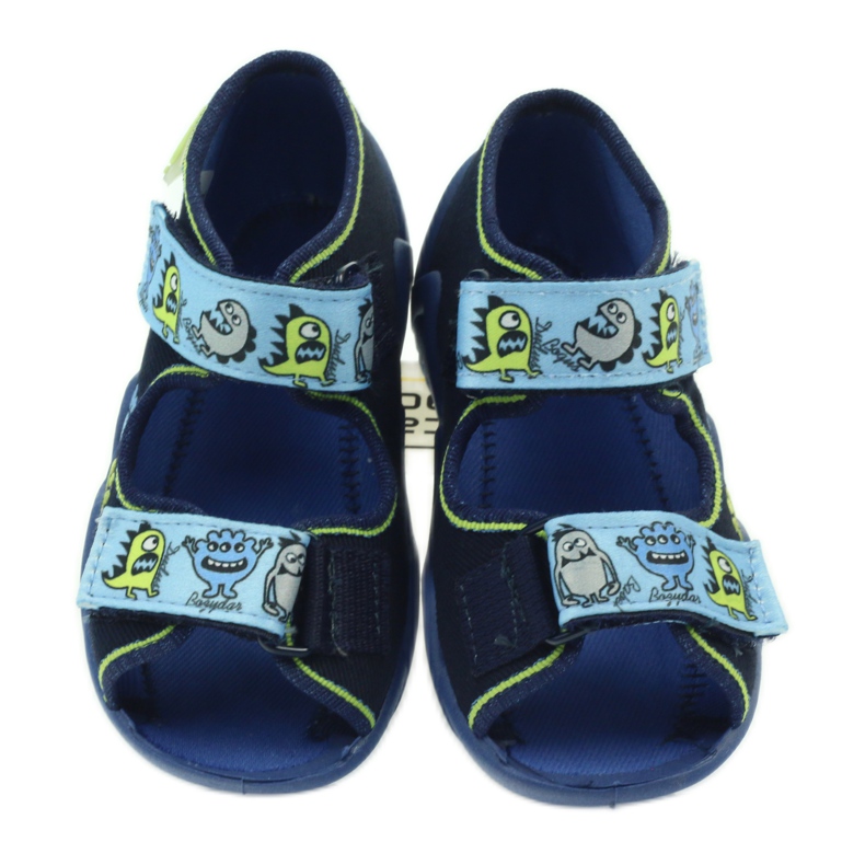 Befado children's shoes sandals slippers 250P076 blue green navy blue 4 Befado children's shoes sandals slippers 250P076 blue green navy blue 4