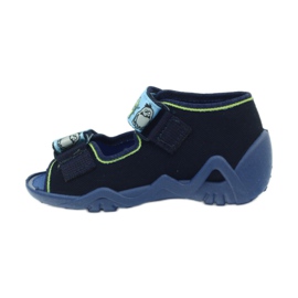 Befado children's shoes sandals slippers 250P076 blue green navy blue 2 Befado children's shoes sandals slippers 250P076 blue green navy blue 2