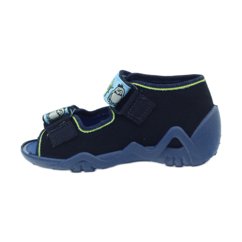 Befado children's shoes sandals slippers 250P076 blue green navy blue 2 Befado children's shoes sandals slippers 250P076 blue green navy blue 2