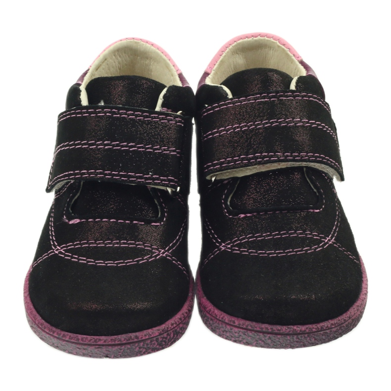 Leather baby boots with Velcro Burord Metalic 1531 Ren BUT red 3 Leather baby boots with Velcro Burord Metalic 1531 Ren BUT red 3