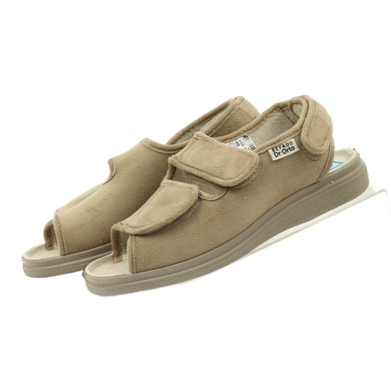 Sandals for diabetics Befado 676d004 beige 4