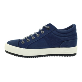 Big Star 274502 wedge sneakers navy blue 2