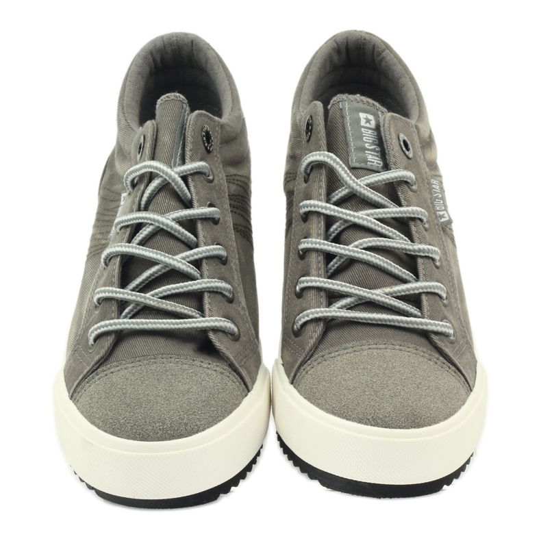 Wedge sneakers Big Star 274500 grey 3