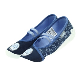 Befado children's shoes ballerinas slippers 116x241 blue navy blue 5 Befado children's shoes ballerinas slippers 116x241 blue navy blue 5
