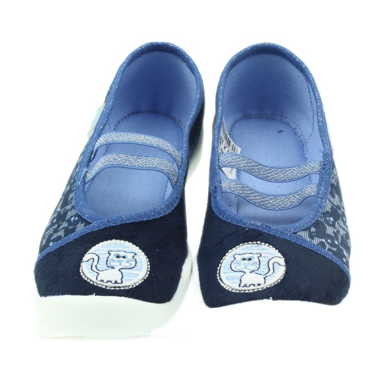 Befado children's shoes ballerinas slippers 116x241 blue navy blue 4 Befado children's shoes ballerinas slippers 116x241 blue navy blue 4