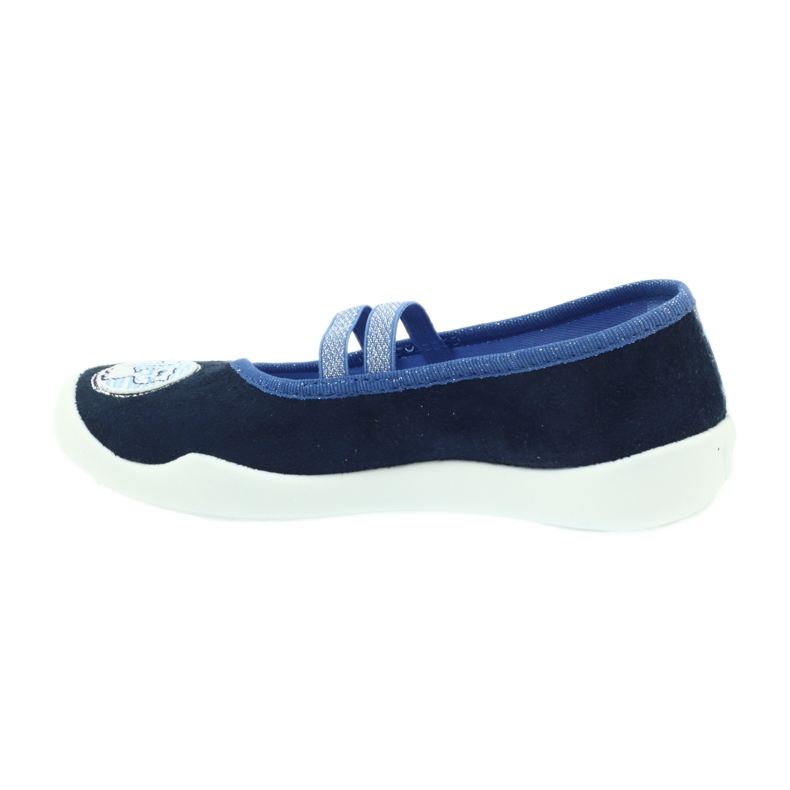 Befado children's shoes ballerinas slippers 116x241 blue navy blue 2 Befado children's shoes ballerinas slippers 116x241 blue navy blue 2