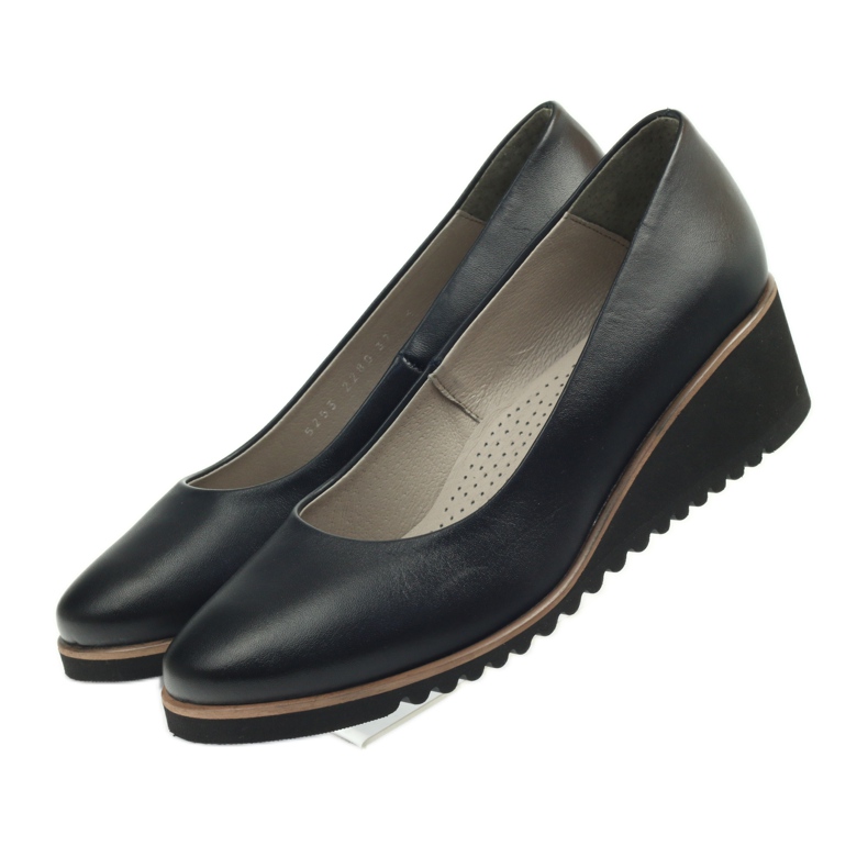 Pumps on the wedge Edeo 2280A black 4 Pumps on the wedge Edeo 2280A black 4