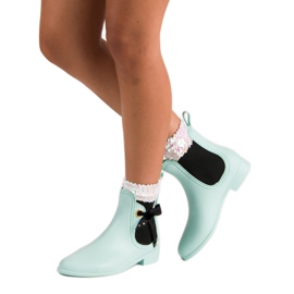 Mint VICES galoshes green 1
