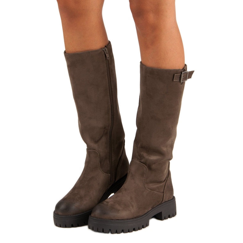 Corina Women's high boots C7863ta brown 2