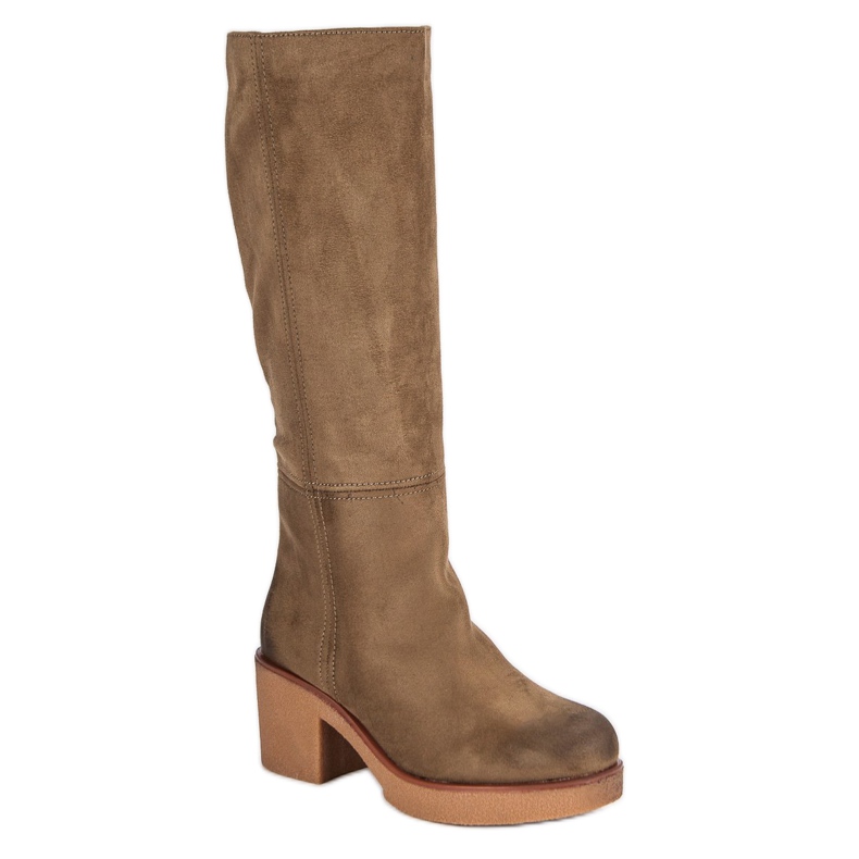 Corina Women's suede boots brown 1 Corina Women's suede boots brown 1
