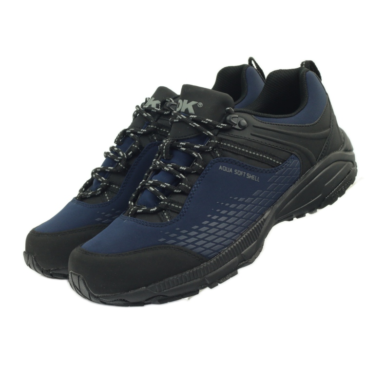 Sports trekking softshell DK 19503 black navy blue 5