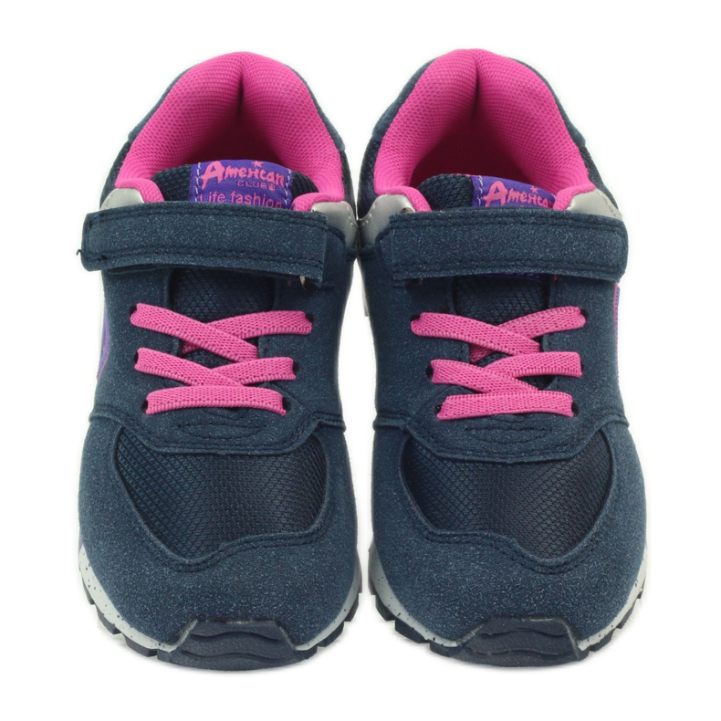 American Club American ADI sports shoes for children 15110 pink navy blue 4 American Club American ADI sports shoes for children 15110 pink navy blue 4