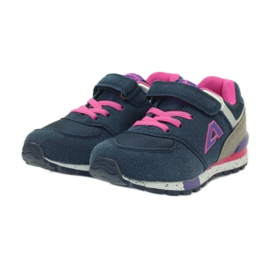 American Club American ADI sports shoes for children 15110 pink navy blue 3 American Club American ADI sports shoes for children 15110 pink navy blue 3