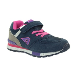 American Club American ADI sports shoes for children 15110 pink navy blue 1 American Club American ADI sports shoes for children 15110 pink navy blue 1