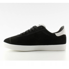 Suede sneakers Juniorki BK6180-1 Black white 1