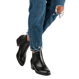 Corina Black Chelsea boots with high heels 2