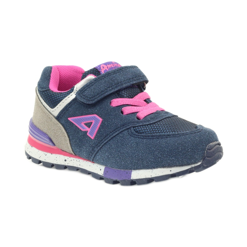 American Club American ADI children's sports shoes 15110 BM45976 pink navy blue 2 American Club American ADI children's sports shoes 15110 BM45976 pink navy blue 2