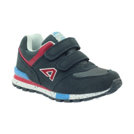 American Club American ADI sports shoes for children 15110 grey red navy blue 1 American Club American ADI sports shoes for children 15110 grey red navy blue 1