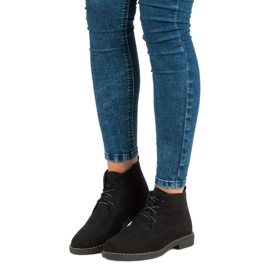 Low Tied Boots black 2