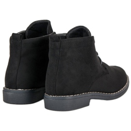 Low Tied Boots black 1