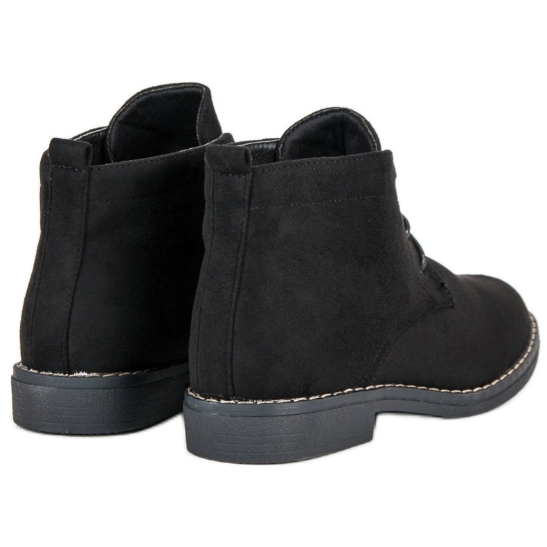 Low Tied Boots black 1