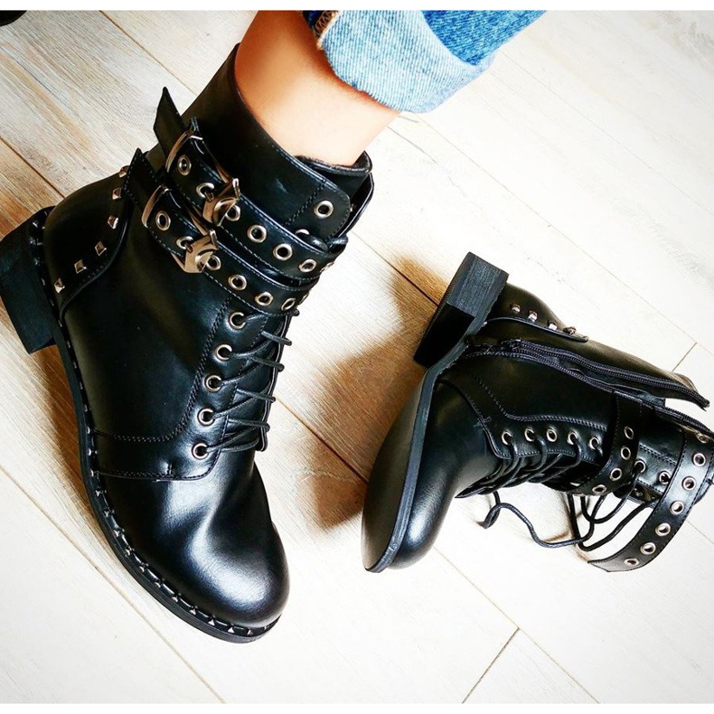 Seastar Casual workery boots black 2