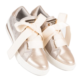 Filippo Golden Tied Shoes 2