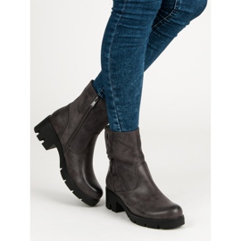 Filippo Comfortable boots with protector grey 1