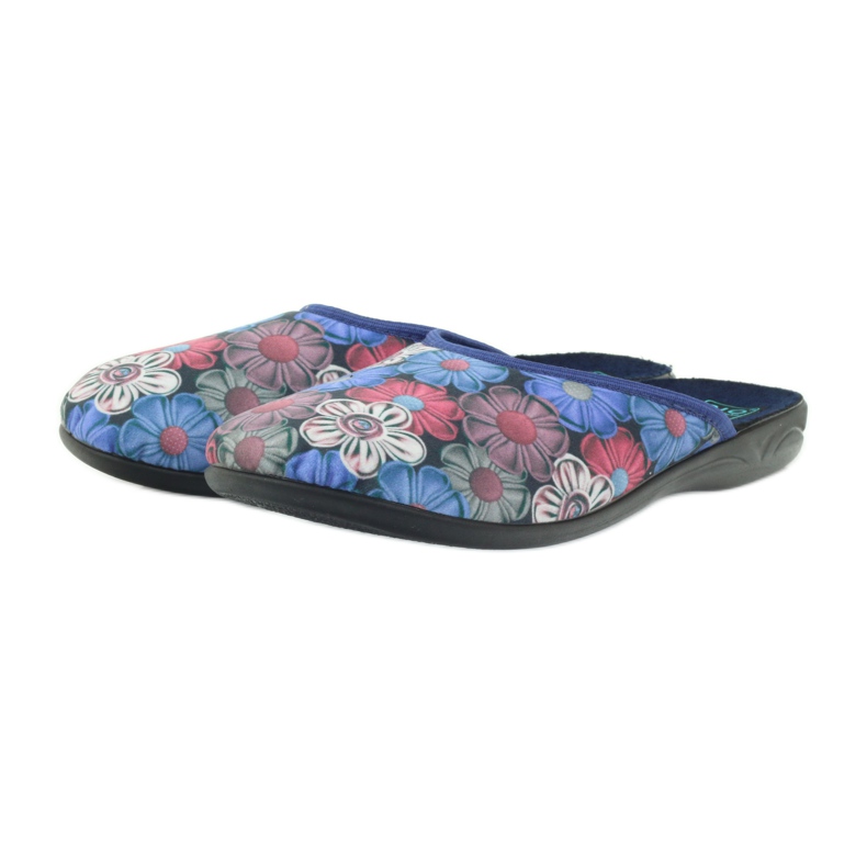 3D Adanex colorful slippers with flowers multicolored 3