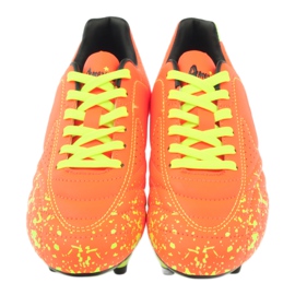 American Club American ADI sports cleats children's shoes orange 170611 oranges and reds 4