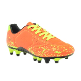 American Club American ADI sports cleats children's shoes orange 170611 oranges and reds 1