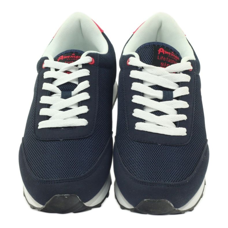 American Club American ADI sports shoes for women 1756 navy blue red 4