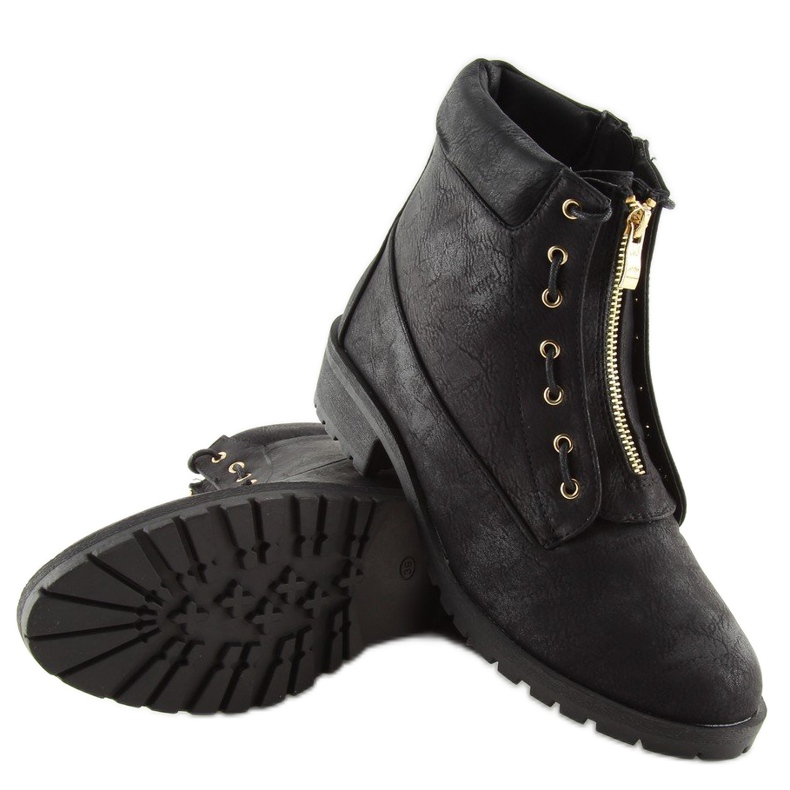 Black timber boots LB-238 Black 2