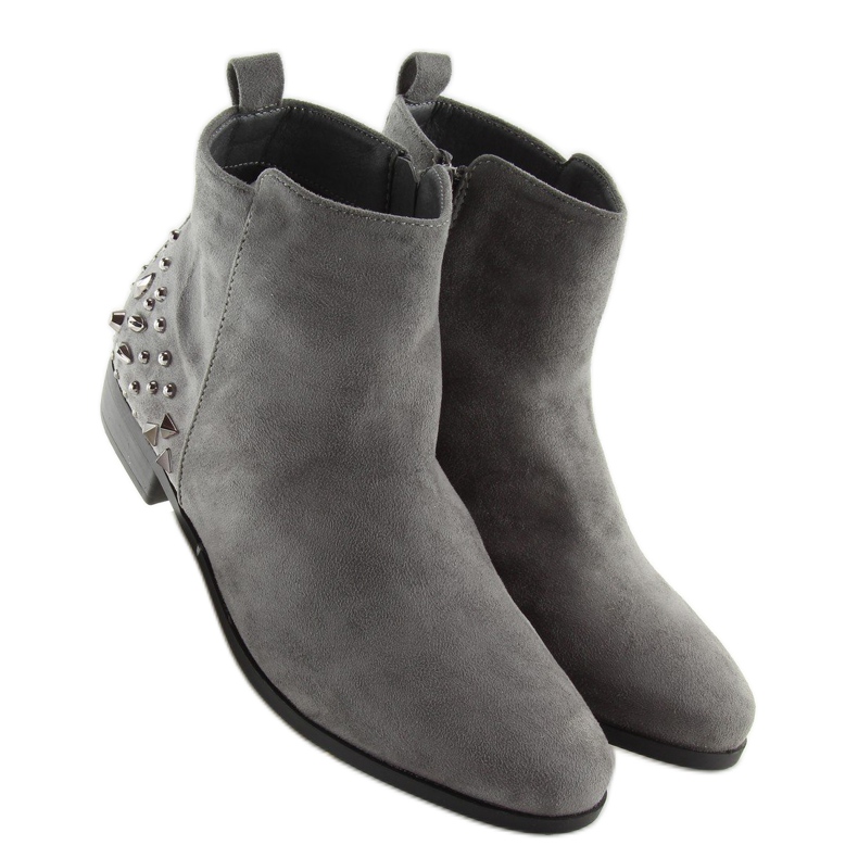 Gray Jodhpur boots MB188-112 gray grey 2