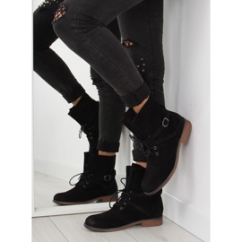 Black Women's boots W305 Black 1
