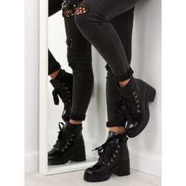 Black boots with high soles 0-183 1