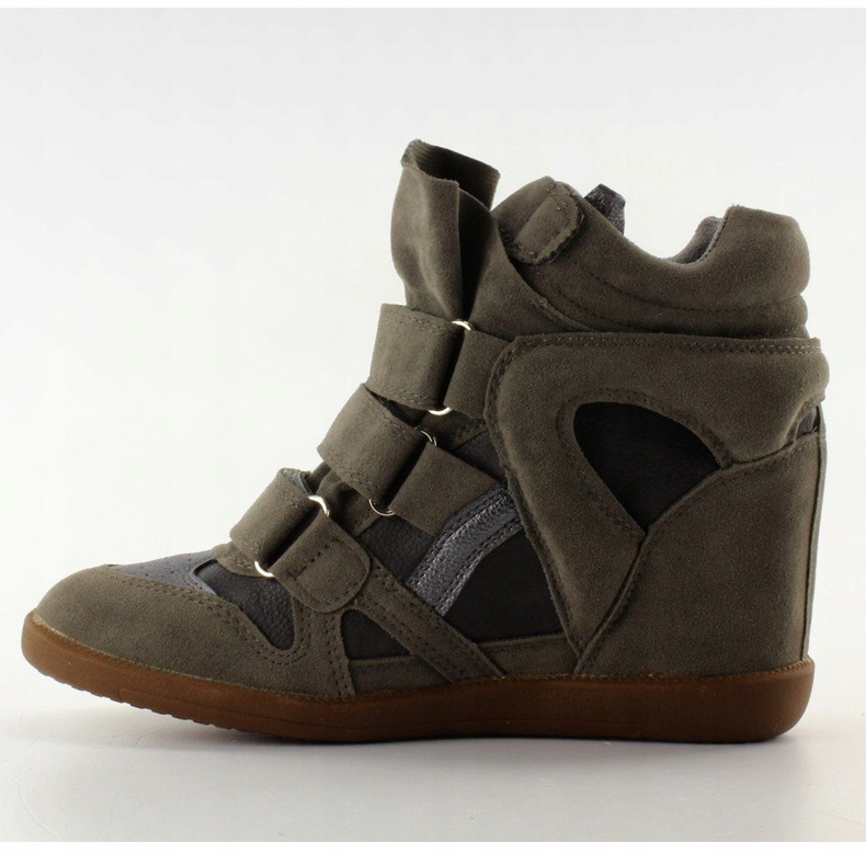 Suede sneakers 6040 D. Gray grey 1