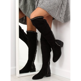 FC-H101 black musketeer boots 1
