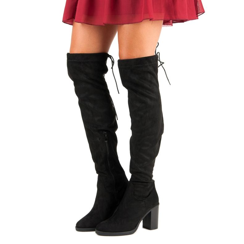 Seastar Over-the-knee boots on the post black 1