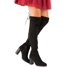 Seastar Over-the-knee boots on the post black 2