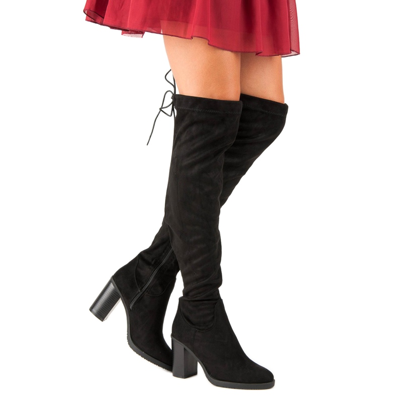 Seastar Over-the-knee boots on the post black 2