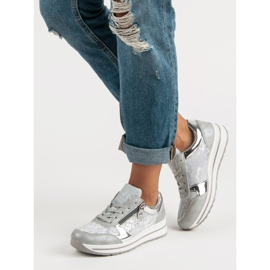 Kayla Stylish women's sneakers grey 1