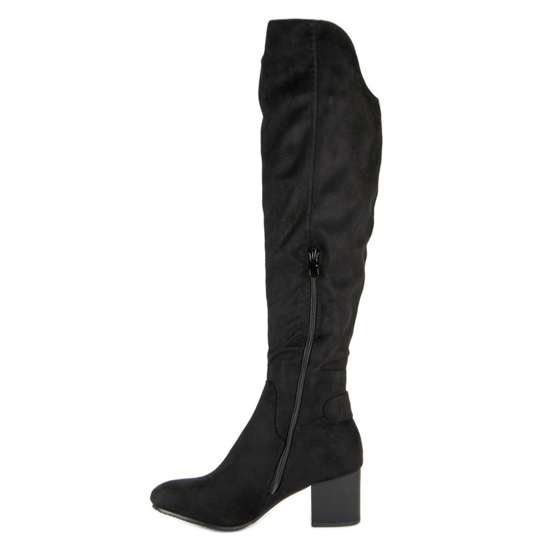Black vinceza high-heeled thigh-high boots 2 Black vinceza high-heeled thigh-high boots 2