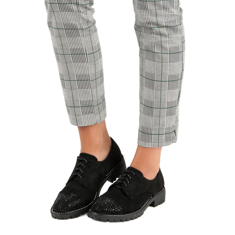 Bello Star Stylish suede shoes black 1 Bello Star Stylish suede shoes black 1